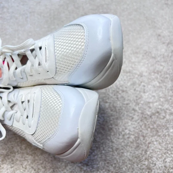 NEW Nero Giardini Platform Sneakers Pink Silver Glitter White Black 37 7 - Picture 7 of 7